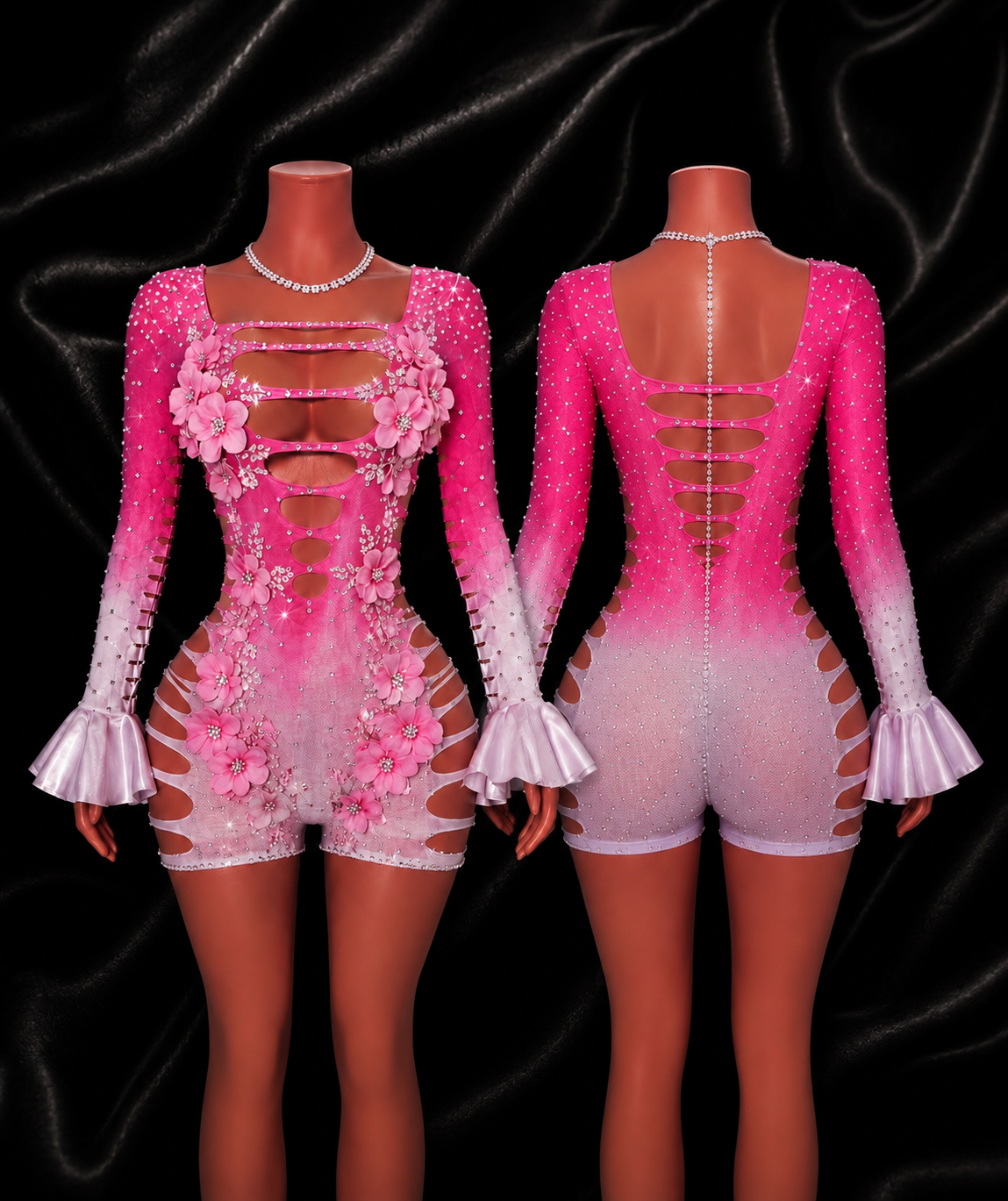 PRE-ORDER Floral Fantasy Custom Romper